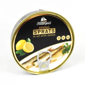 BALTIC GOLD - SPRATS IN OIL WITH LEMON